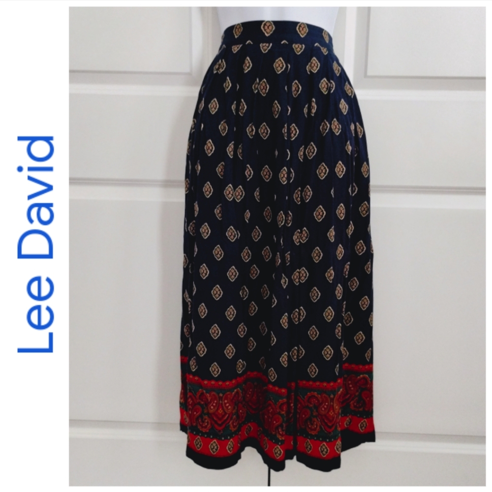Vintage Lee David Maxi Skirt